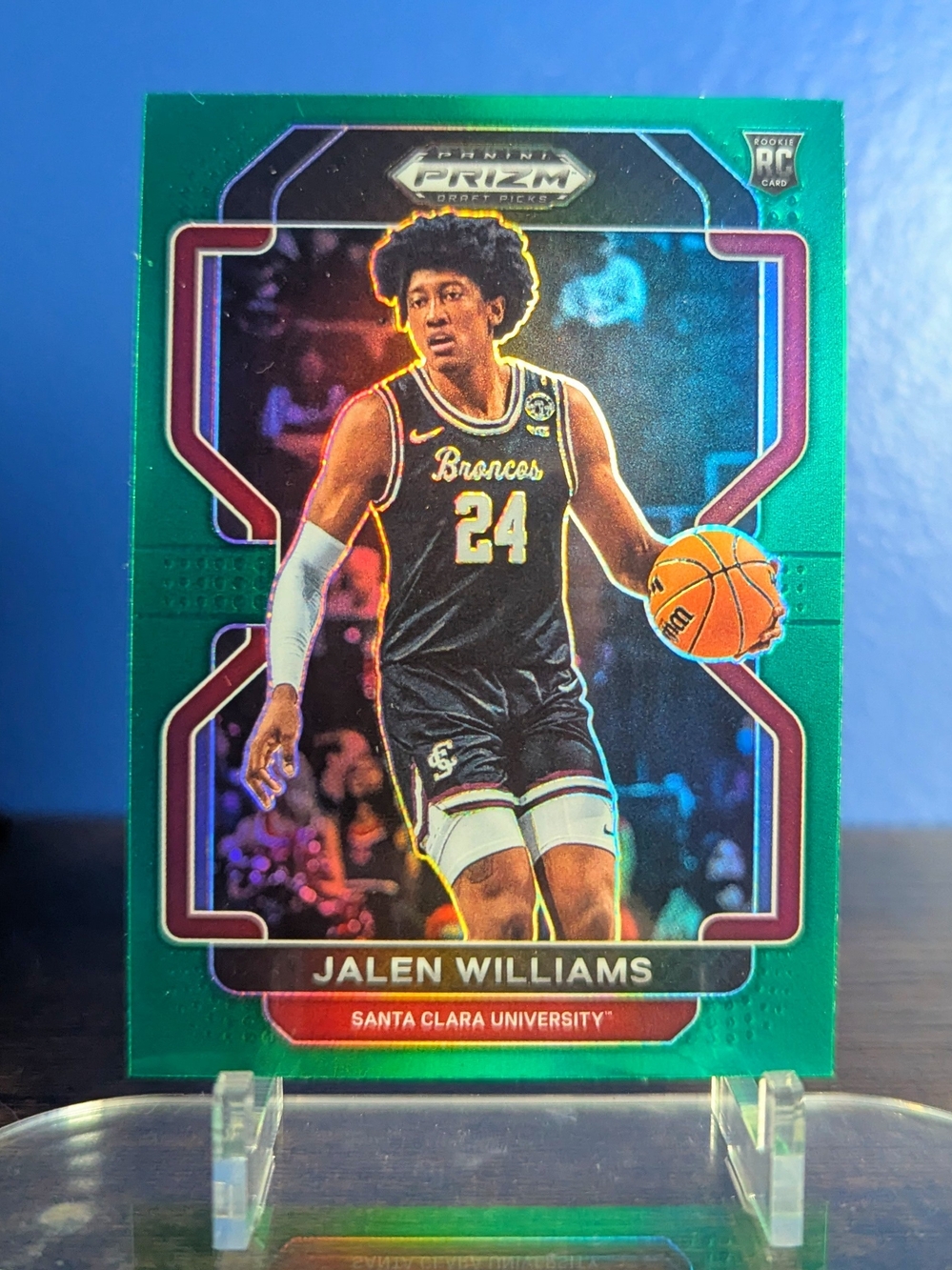 2022 Panini Prizm Draft Picks Jalen Williams Green Rookie